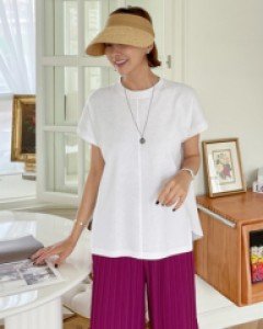 radish linen color matching tea