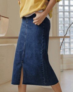 H-line slit half-banding skirt