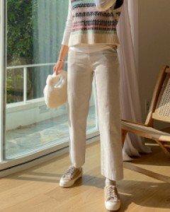[MADE] Corduroy Banding Brushed Wide Pants 22fw
