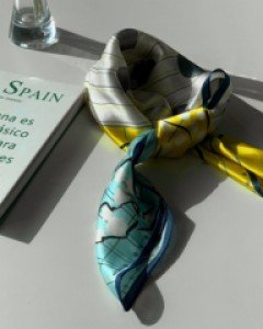 Monet silk scarf
