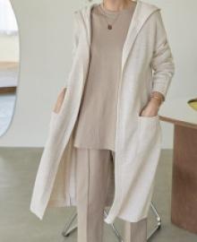 Luna Hooded Open Cardigan JG04270