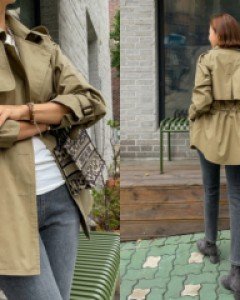Mir Short Trench Jacket