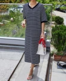 Erbil striped dress