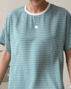 chain unbalance blouse