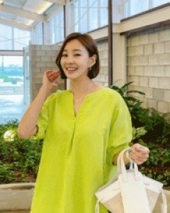 Devin linen banding blouse