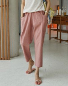 Mio Linen Baggy Pants