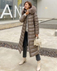 [MADE] THE TASUM Fox Fur Goose Long Padding