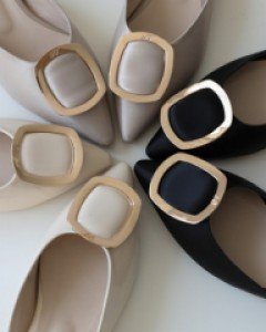 roger square mules slippers