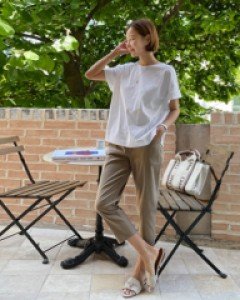 [MADE] Silk Roll Up T-shirt