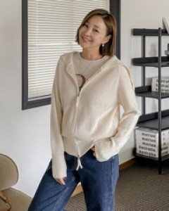 two-way sailor collar cardigan