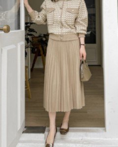 organ pleated skirt