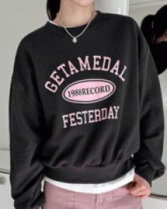 record sweatshirt