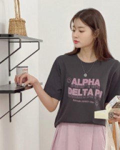 Alpha Flocking Silket Tee