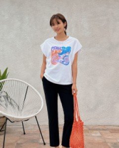 sand cap sleeve pintuck tee