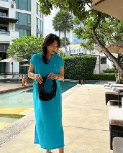 Elogo terry dress