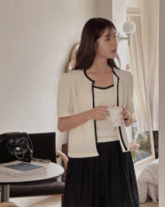 Wrinkly Nashi Cardigan Set