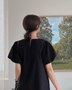 Ditto balloon sleeve dress