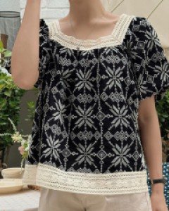 melodic embroidered blouse
