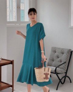 Celise Hem Ruffle One Piece