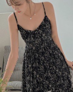 Flower Smoke String One Piece