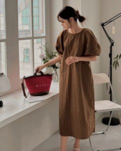 Mei balloon sleeve dress