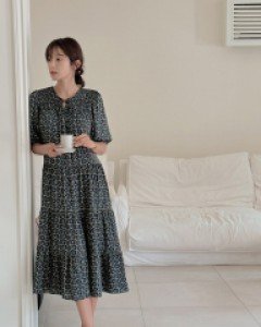 Pansy Flower Cancan Dress