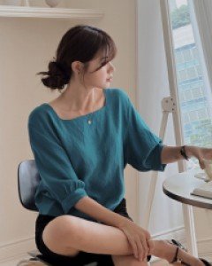 Lehas Square Puff Blouse