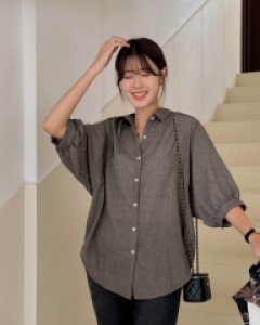 Climb puff blouse