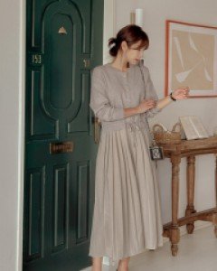 Les Miz pleated dress