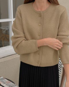 Gaultier cash wool knit cardigan