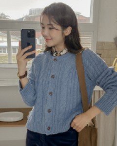 alpha cable cardigan