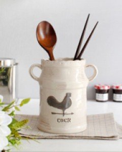 브라운 쉐비 헨 뉴 티스푼홀더 & 스푼홀더