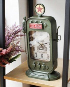 클래식 주유기 탁상시계(무소음)