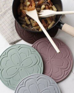 아마란스 실리콘 냄비받침(4컬러)