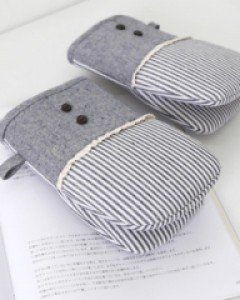 빈센트 블루 주방장갑 2개 세트