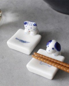 캣앤도그 젓가락받침 2P 세트