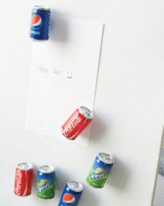 콜라,환타 메모 마그넷