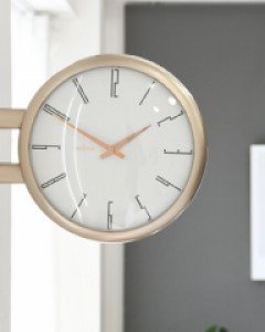 아코르 모던 양면시계 (골드)