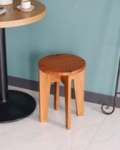 솔리드우드 내츄럴 스툴