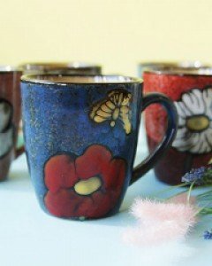 가든 터치 핸드페인팅 머그 5P 세트