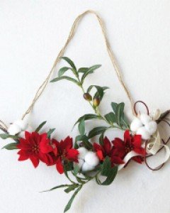 홀리 크리스마스 벽걸이 장식