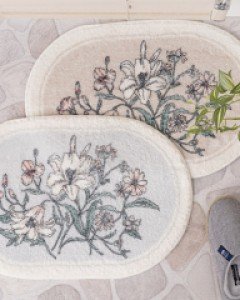 릴리 타원 발매트