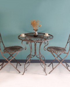 뉴 바인 빈티지 철제 테이블 & 의자