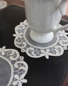 레이첼 레이스 컵받침