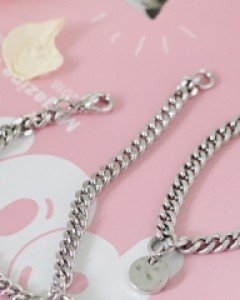 minimal coin bracelet