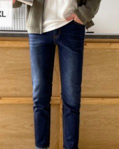 Nine Spandex Denim Pants S~5XL(28~42)