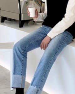 Wind Rollup Denim S~XL(28~34)