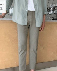 Cool hidden banding Summer cotton pants S~3XL(28~38)