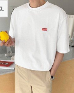 Gritin loose fit T-shirt .XL~3XL(100~120) [BIG SIZE product]