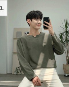 Kanes crack Long-sleeved T-shirt XL~3XL(100~120)